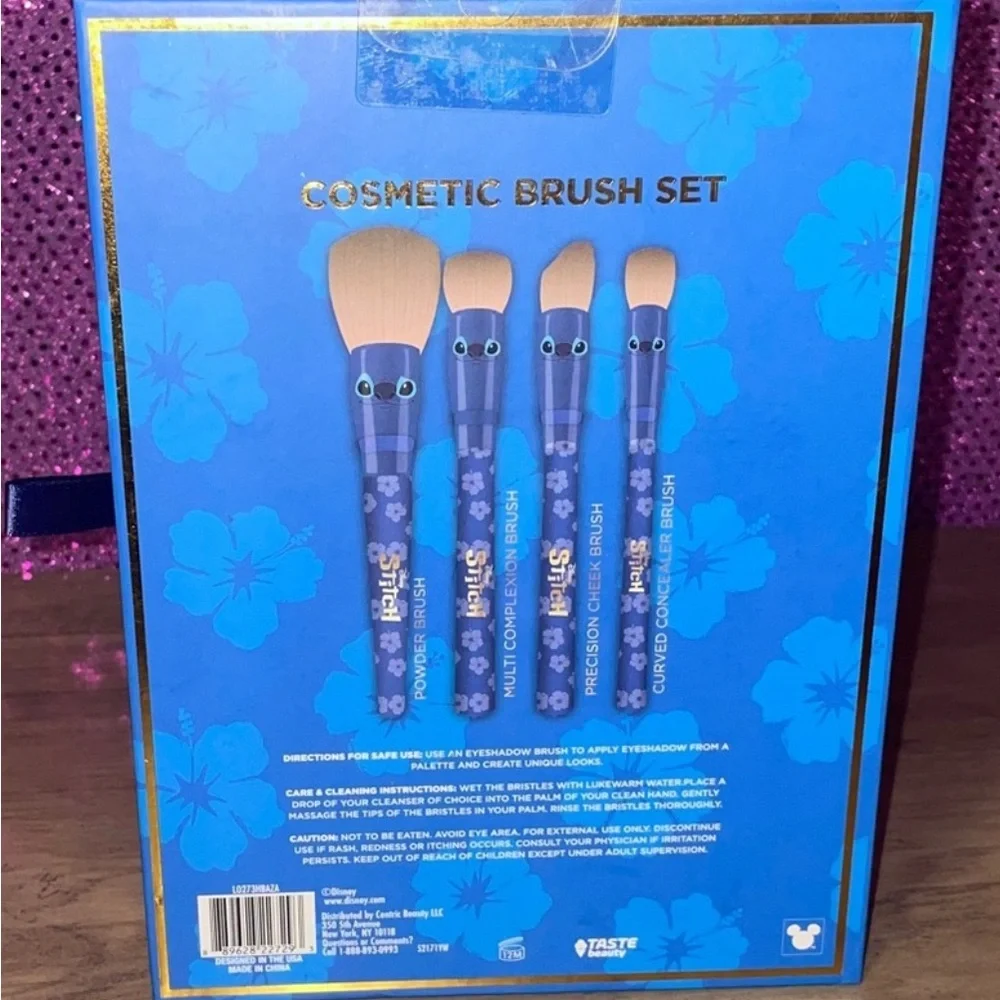 Stitch 4 piece Makeup Brush Set